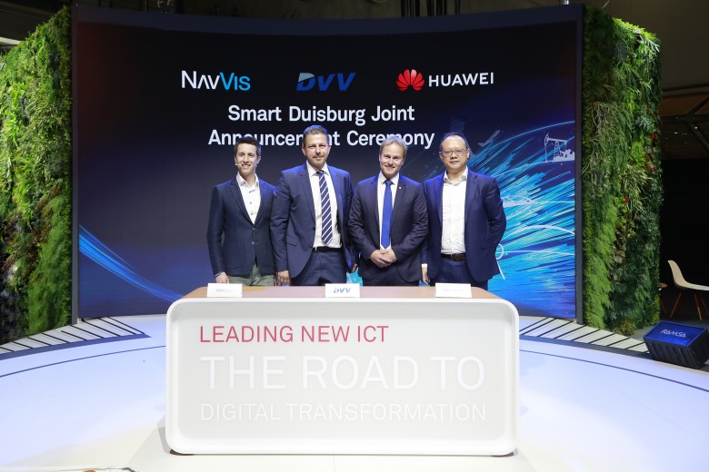 Huawei and the DU-IT GmbH, a municipal subsidiary of Duisburger Versorgungs- und Verkehrsgesellschaft mbH (DVV) signed a Framework Agreement on the “Rhine Cloud” brand and Smart City services